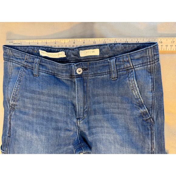 Anthropologie Pilcro Carpenter Jeans Utility Painter Denim Size 28 8 - Picture 9 of 13